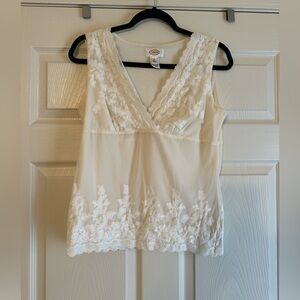 Vintage Talbots Lace Tank Top